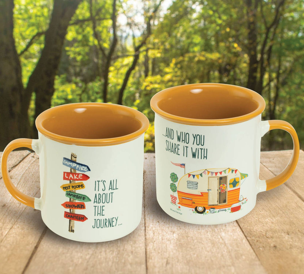 Carol Eldridge Designs Camping Mugs