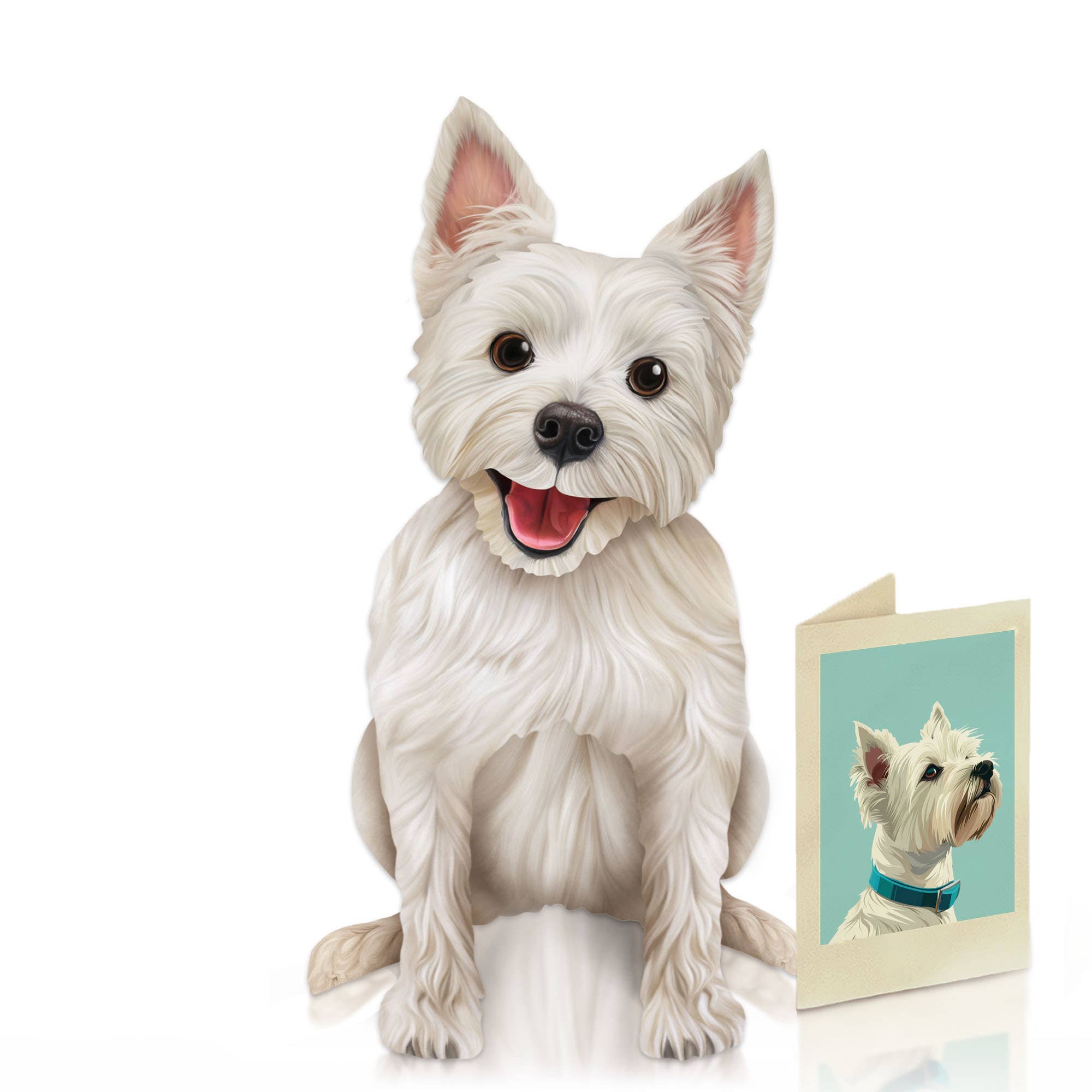 Westie (6 Pop-up Greeting Cards)