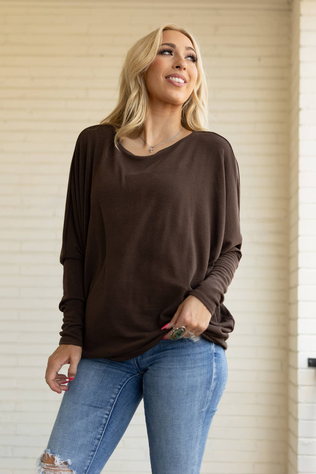 Essential Hacci Knit Top