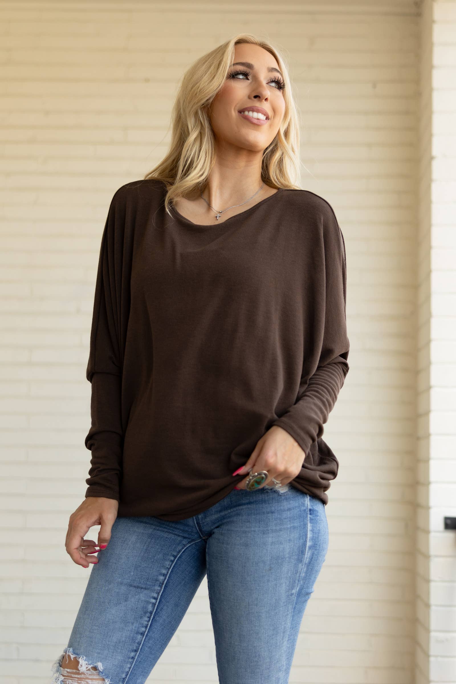 Essential Hacci Knit Top