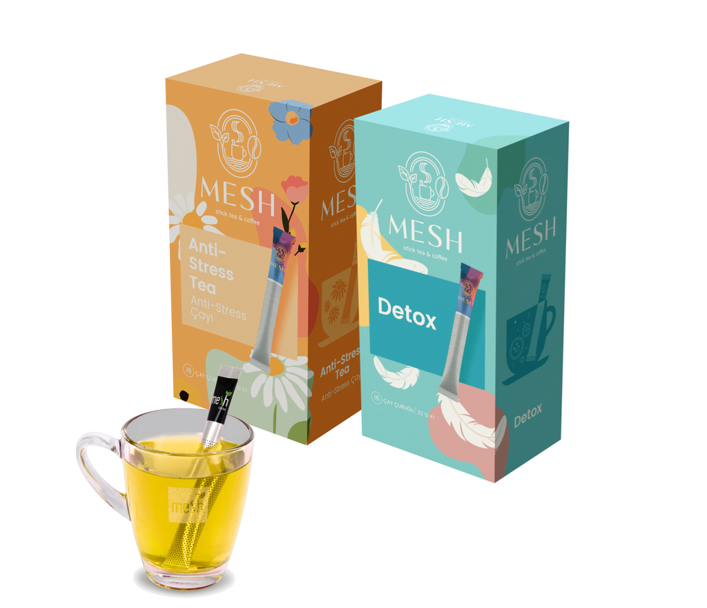 12-Pack Wellness Tea Bundle Mesh Sticks (6 Packs Per Flavor)