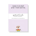 Finish Knitting List Pad, 4.75x6.5" Notepad