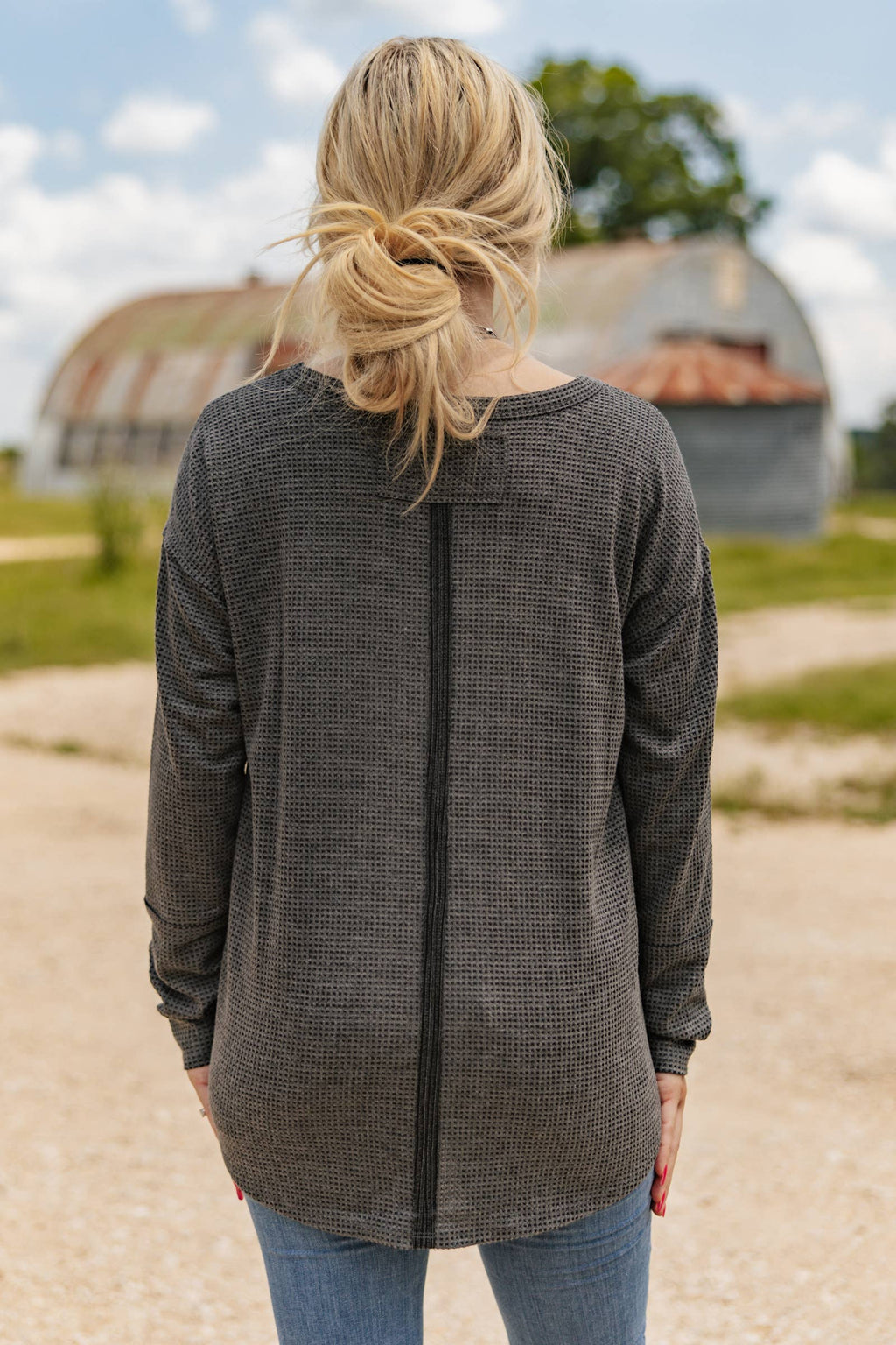 V Neck Thermal Top