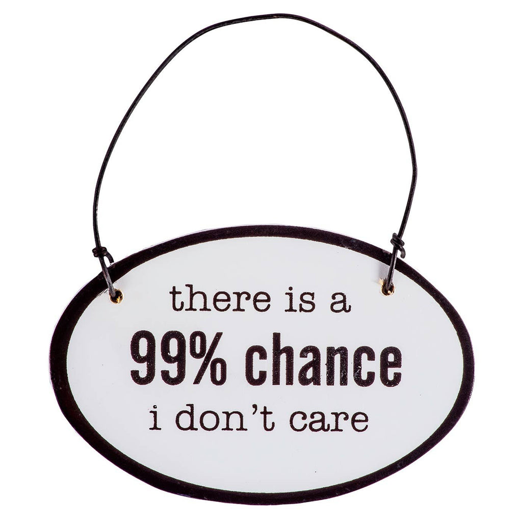Say It with Sass Mini Oval Wall Hangings
