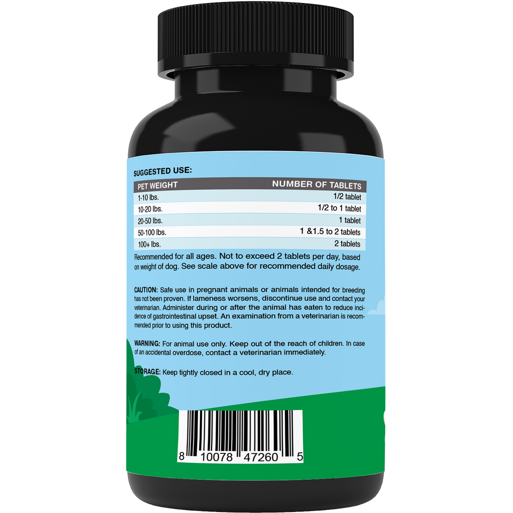 Vitamatic Turmeric for Dogs | Joint & Hip Support| 120ct