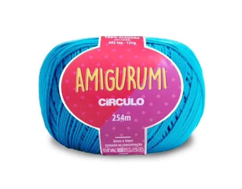 amigurami yarn turquoise