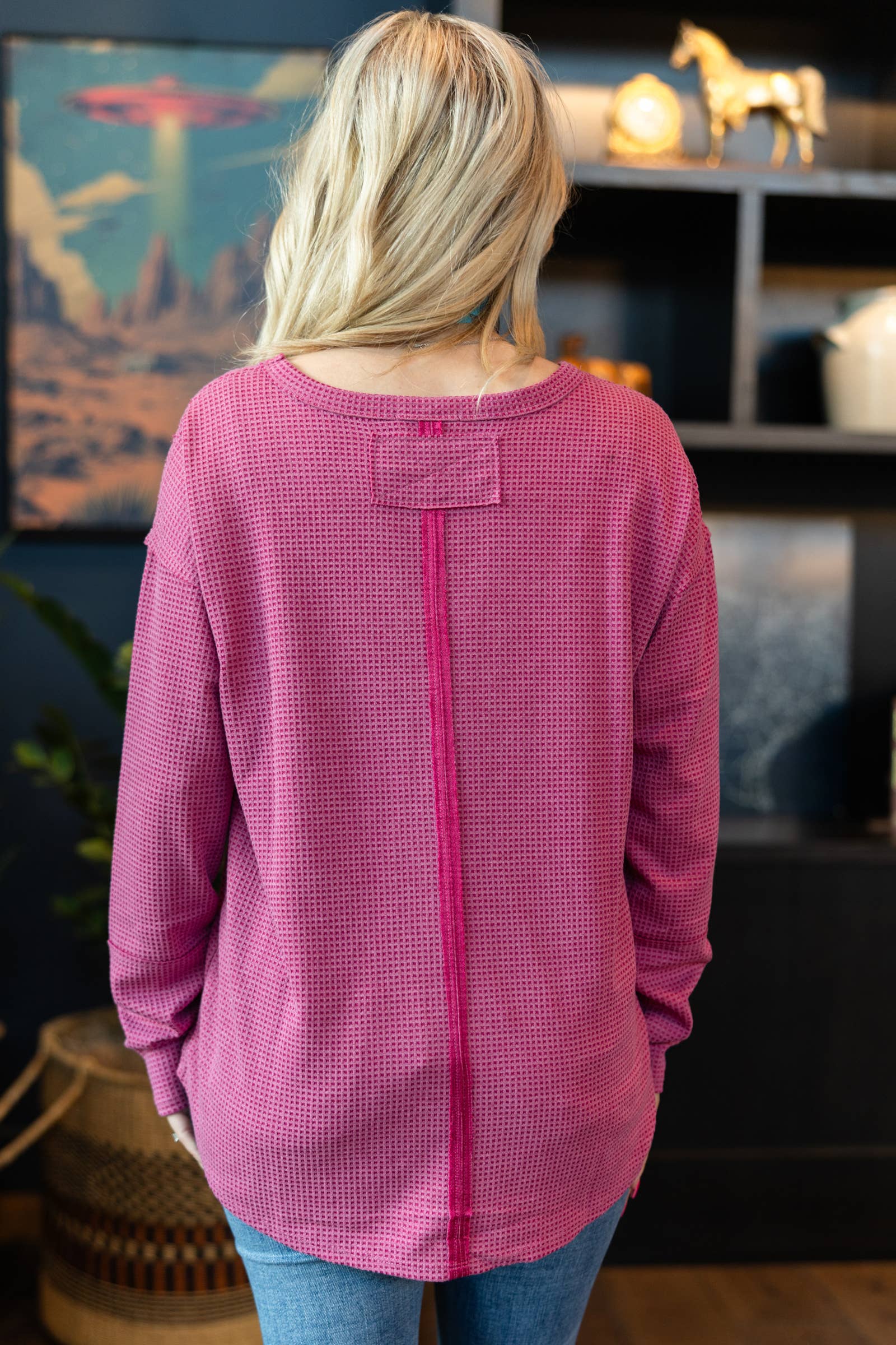V Neck Thermal Top