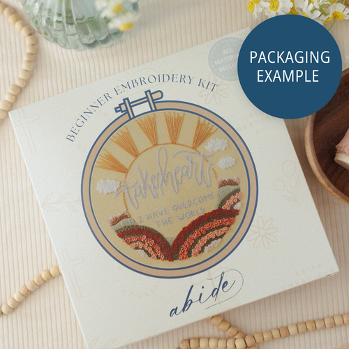 17-Stitch Practice Guide Embroidery Kit