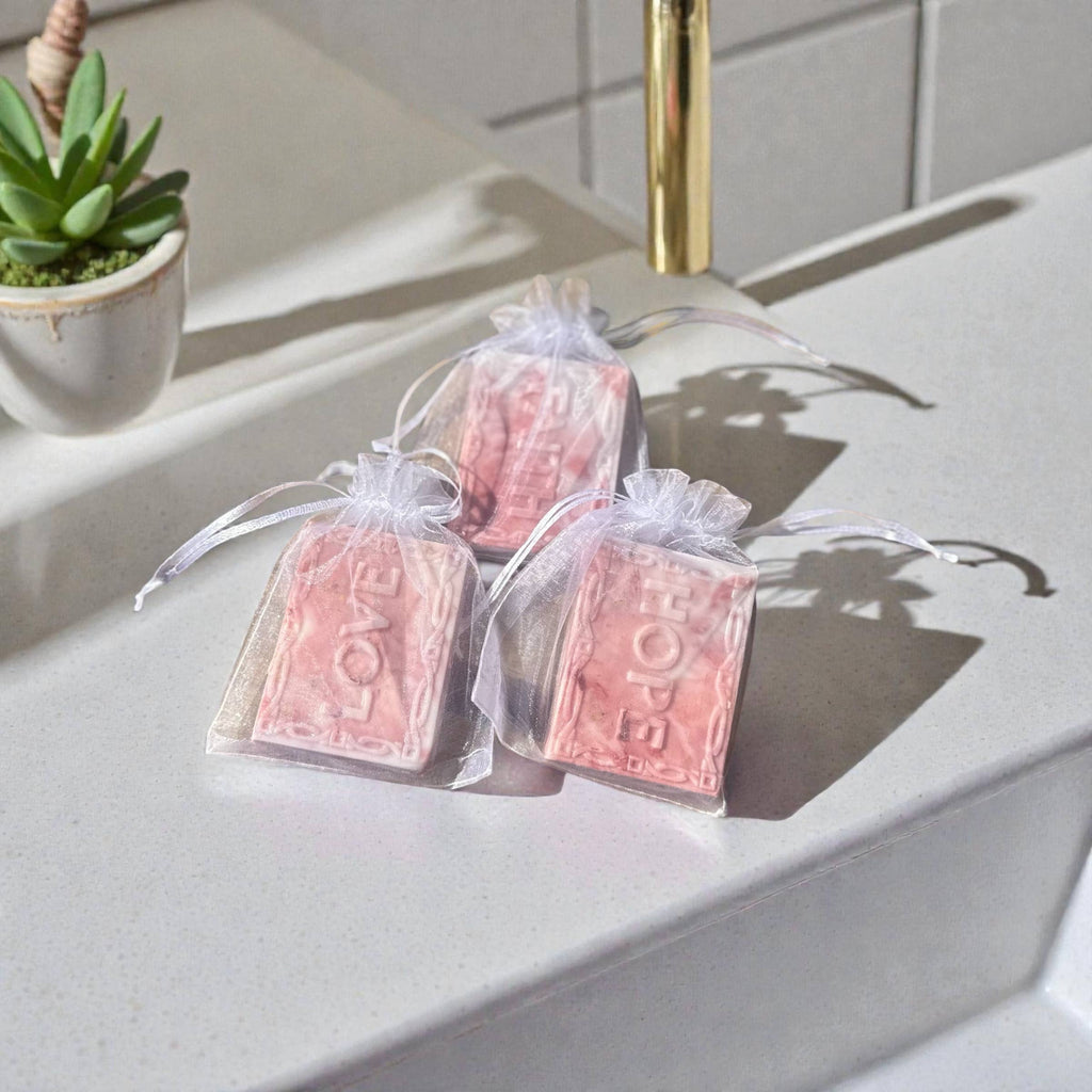 Faith Hope Love Soaps | Inspirational Christian gift set 