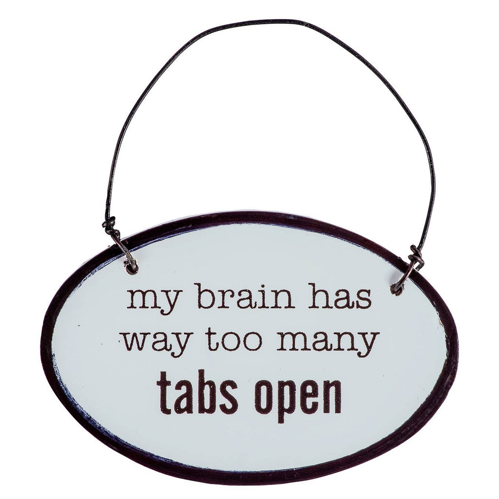 Say It with Sass Mini Oval Wall Hangings