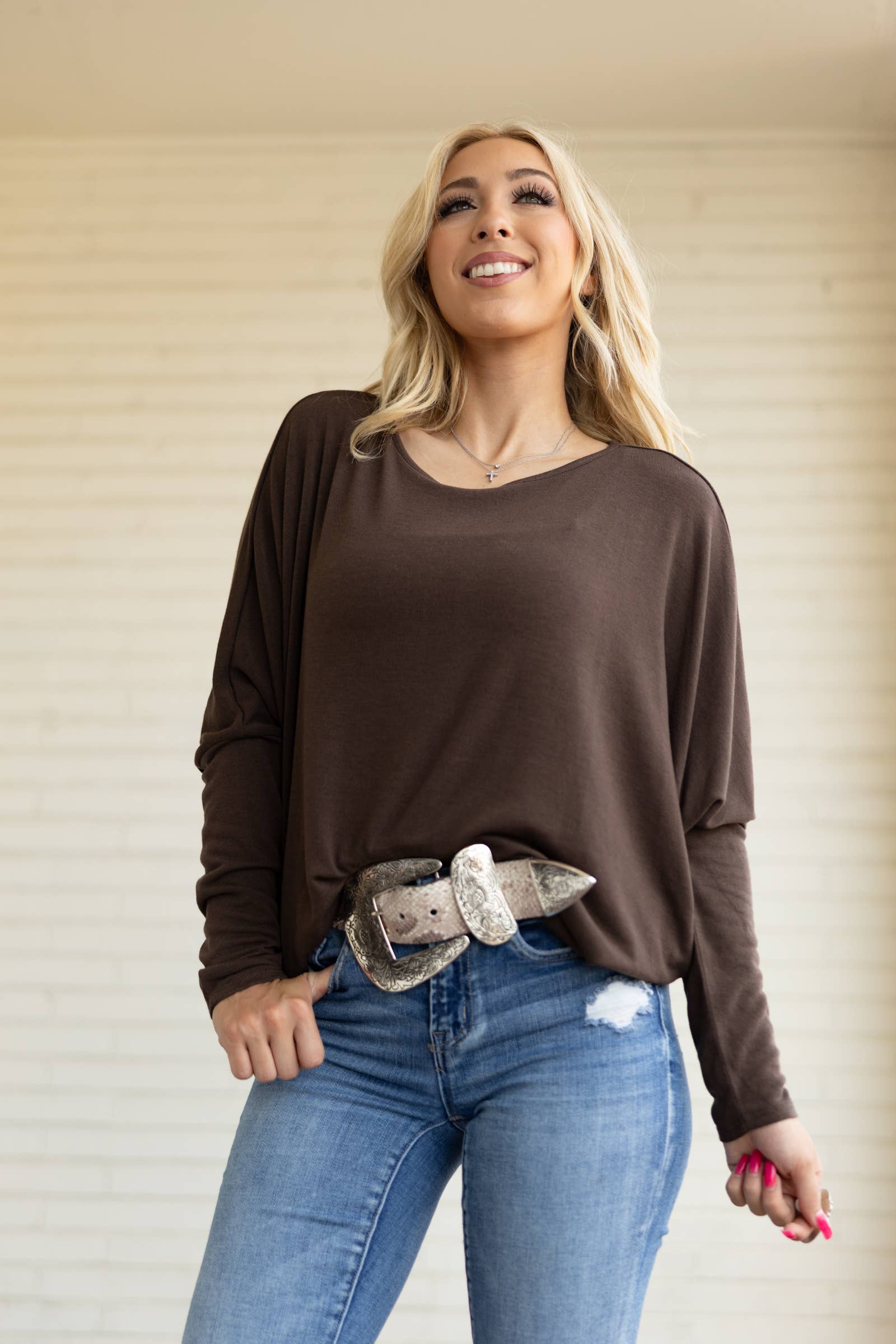 Essential Hacci Knit Top