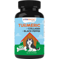Vitamatic Turmeric for Dogs | Joint & Hip Support| 120ct