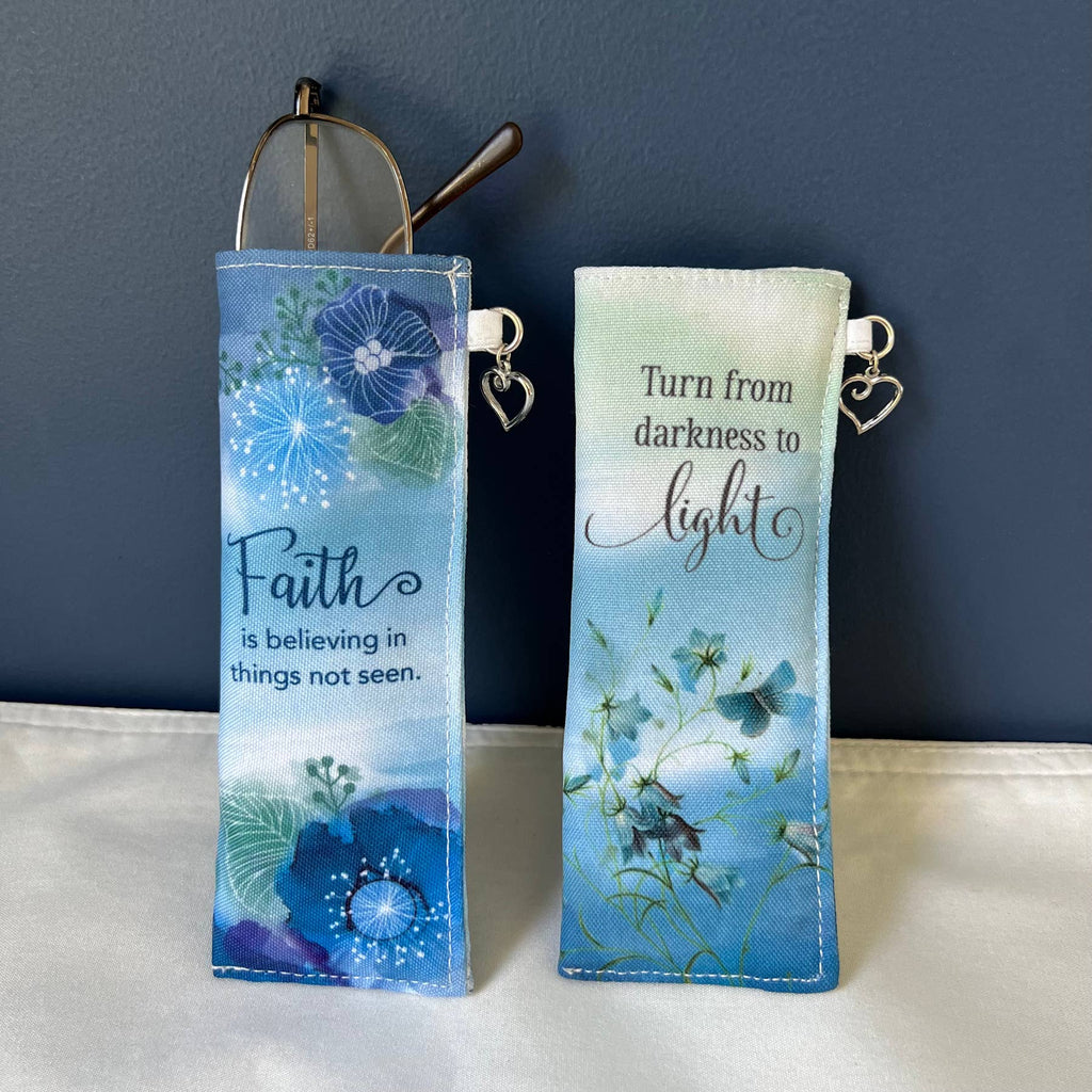 Faithful Florals Fabric Eyeglass Cases
