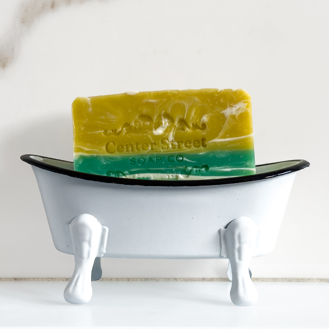 Antique Bathtub Soap Dish 12-Pack, 4-Colors Bright