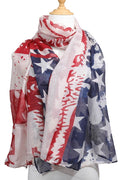 Distressed US Flag Oblong Scarf