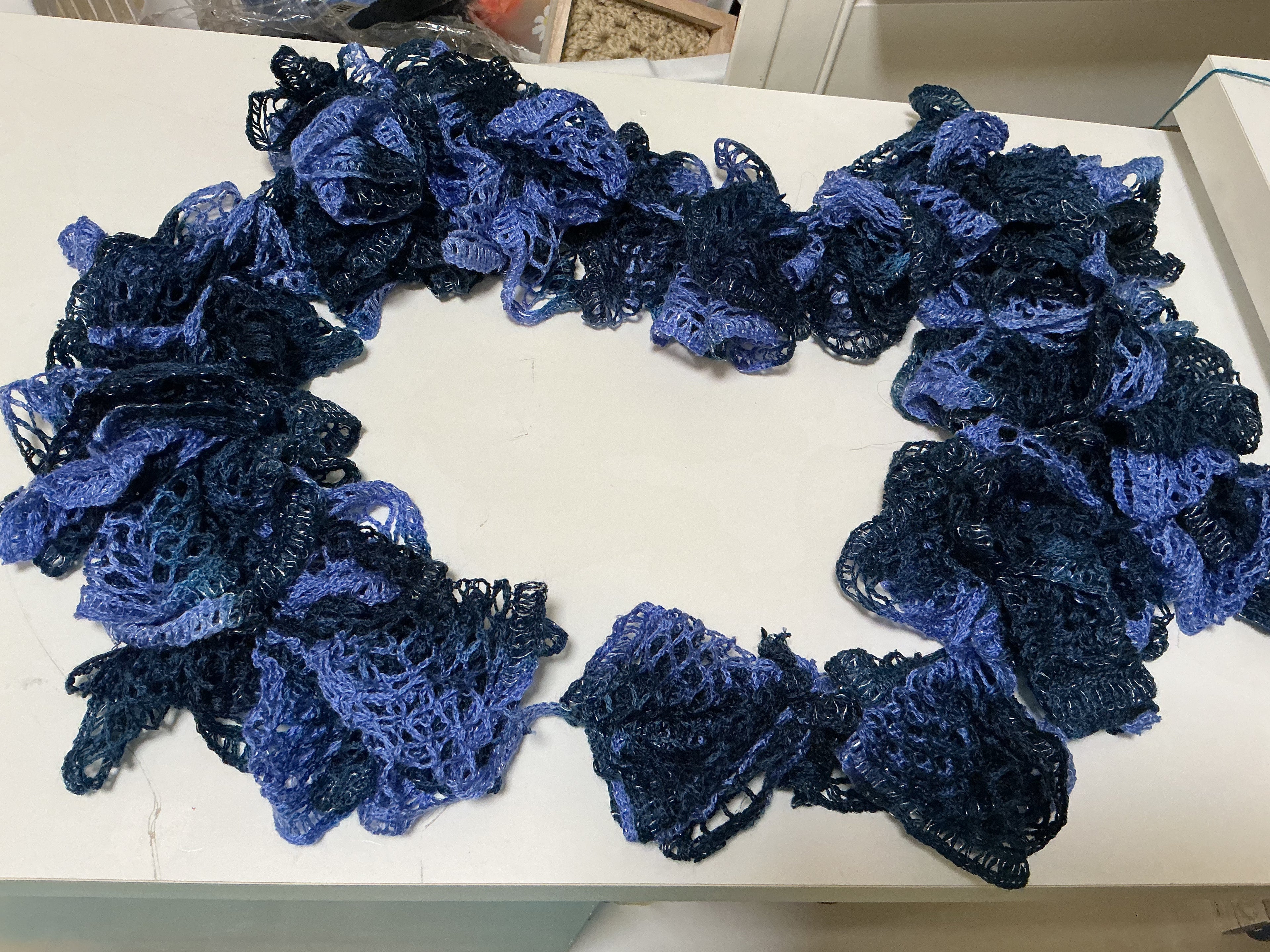 Scarf - frilly