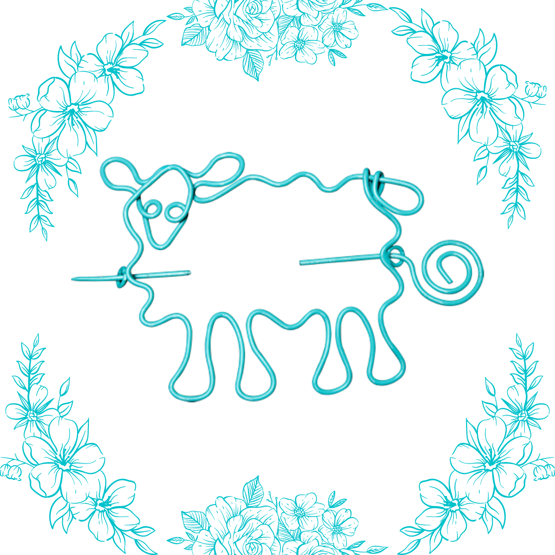 Nirvana Sheep Shawl Pin