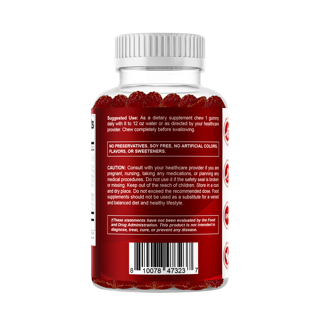 Vitamatic B-Complex + C & Inositol | Energy | 60 Gummies