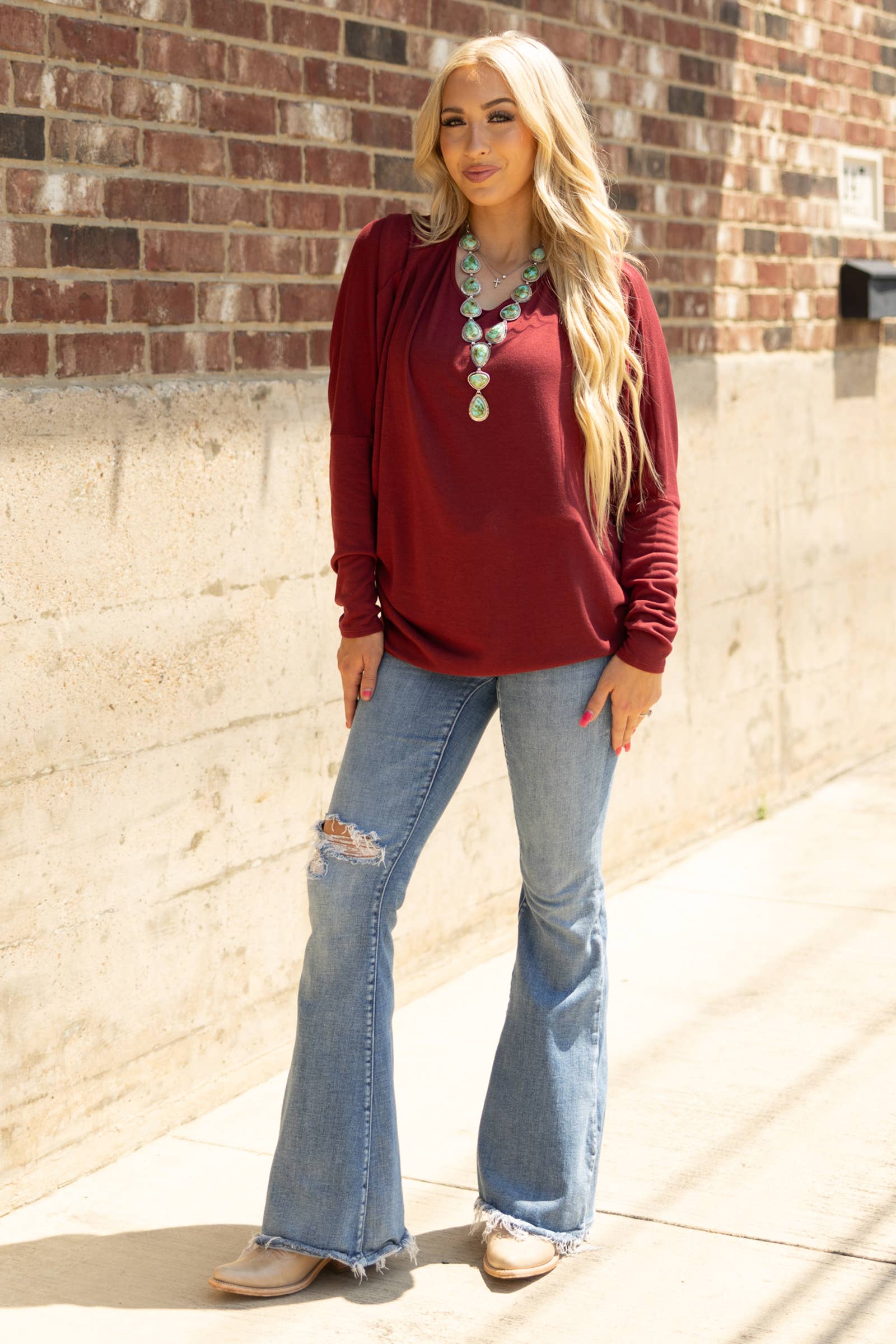 Essential Hacci Knit Top