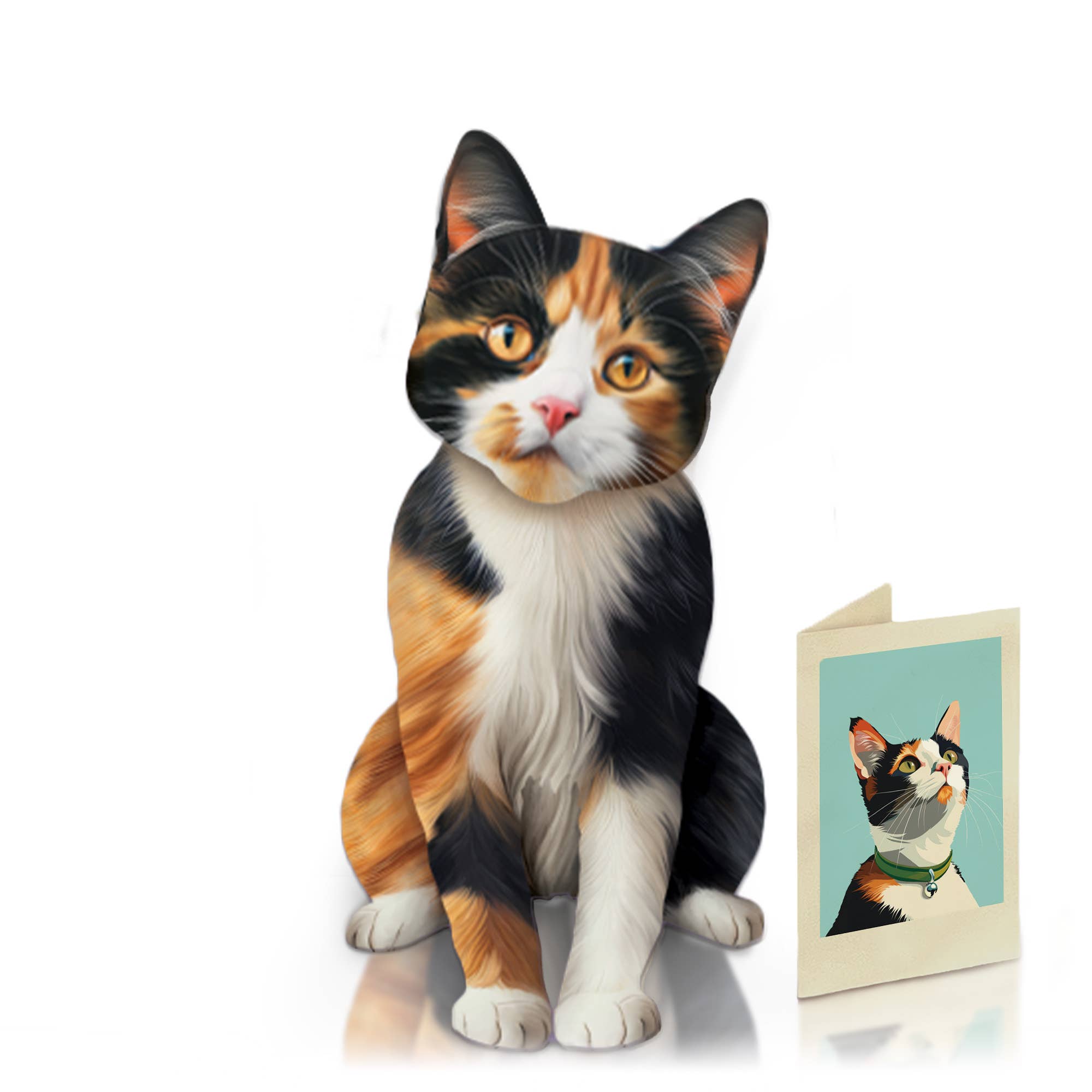 Calico Cat (6 Pop-up Greeting Cards)