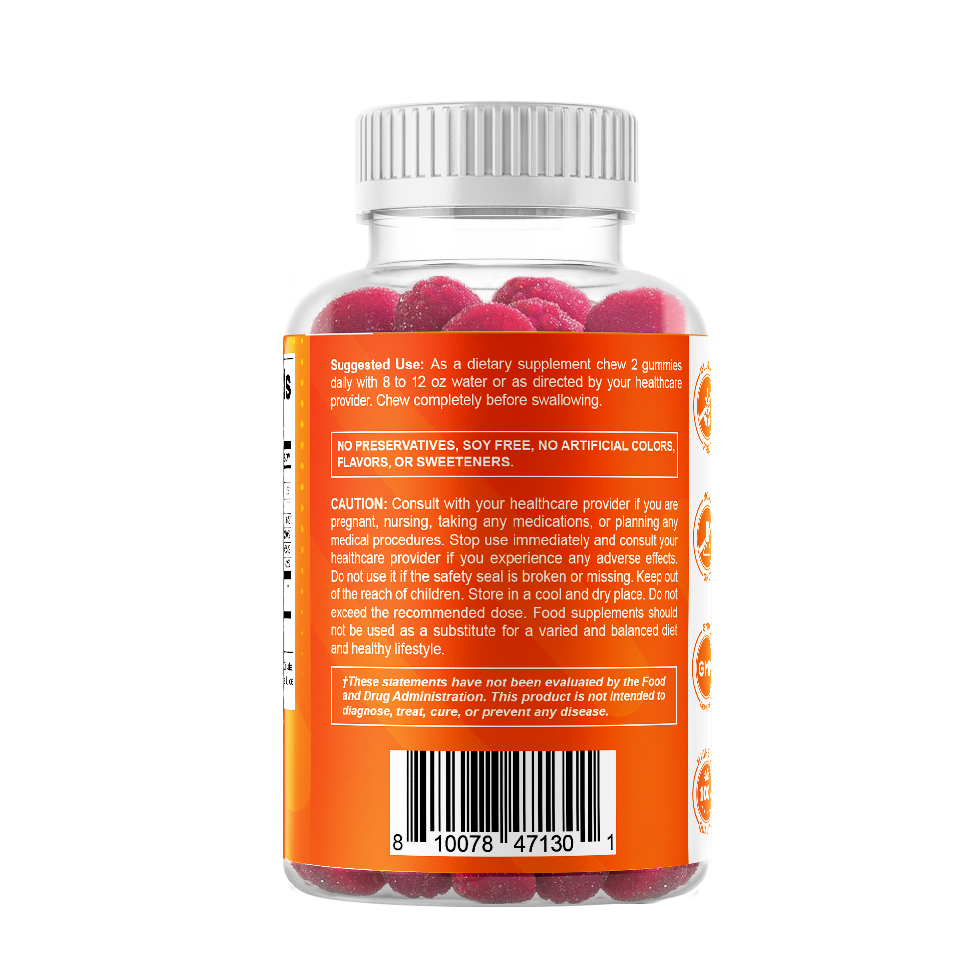 Vitamatic Zinc 50mg | Immune Support | 60 Vegan Gummies