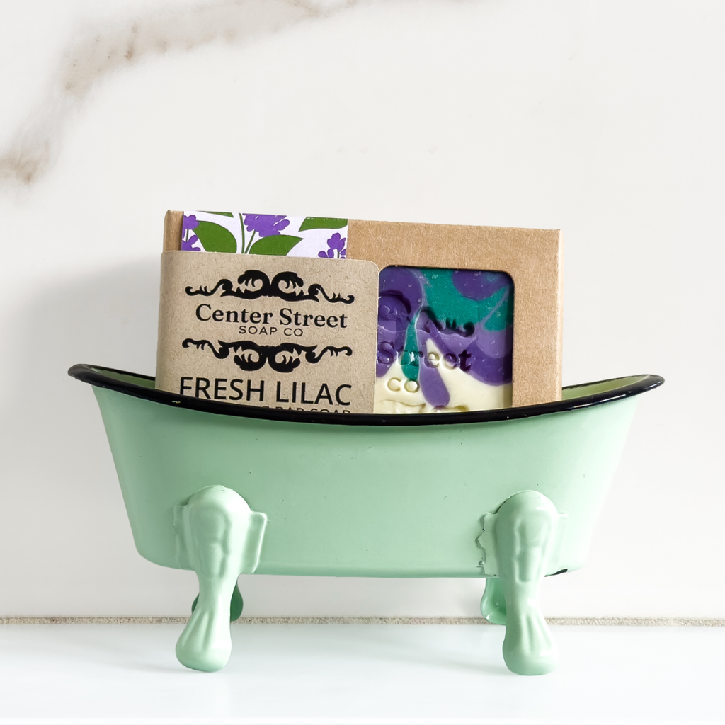 Antique Bathtub Soap Dish 12-Pack, 4-Colors Bright