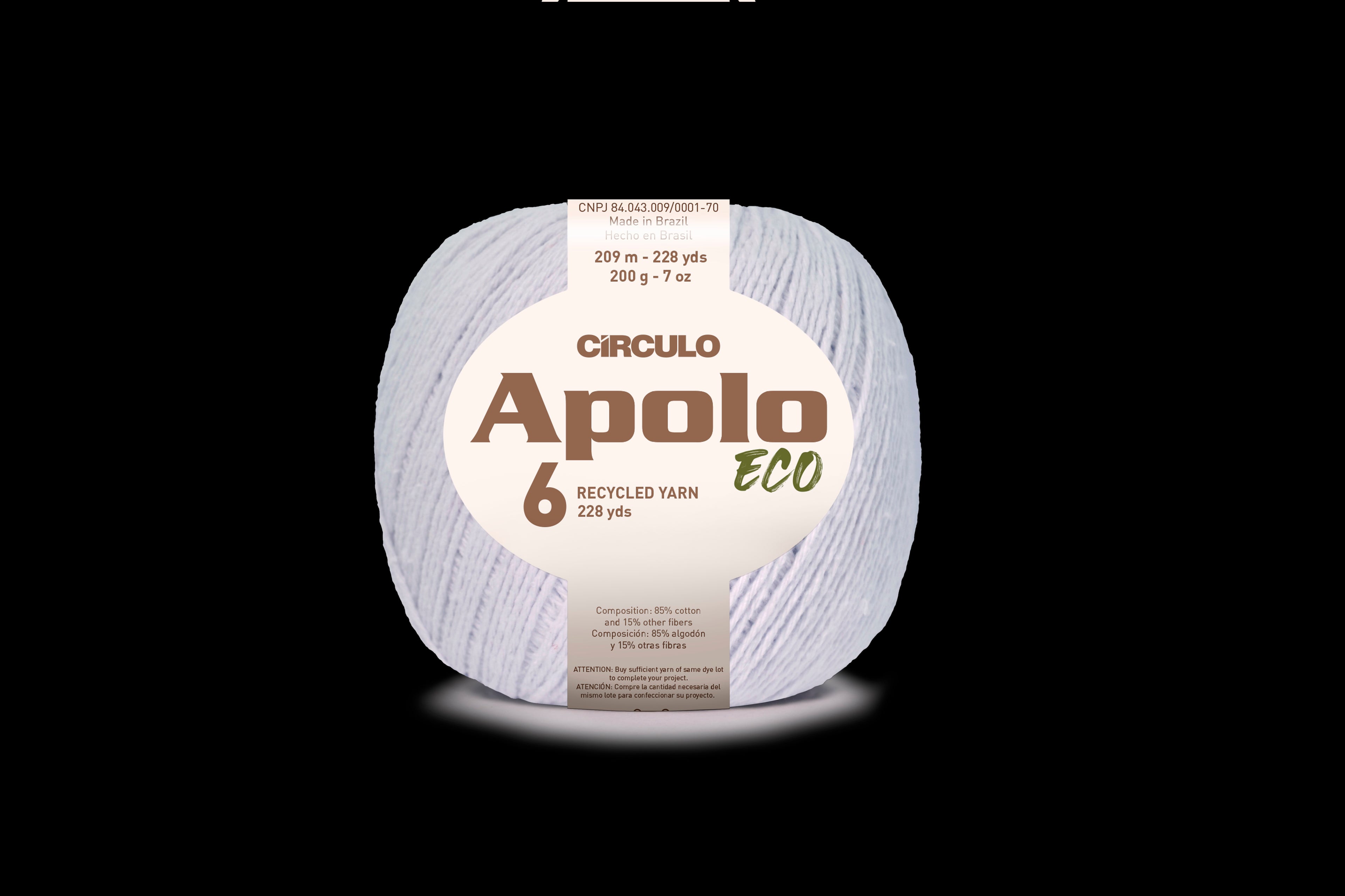 yarn circulo apolo eco 8001 white