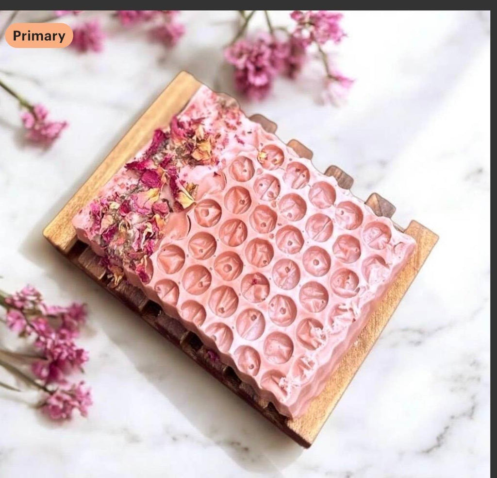 Honey Rose Soap Bar—Floral Handmade Soap 