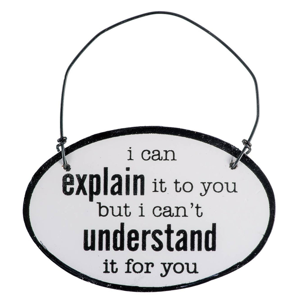 Say It with Sass Mini Oval Wall Hangings