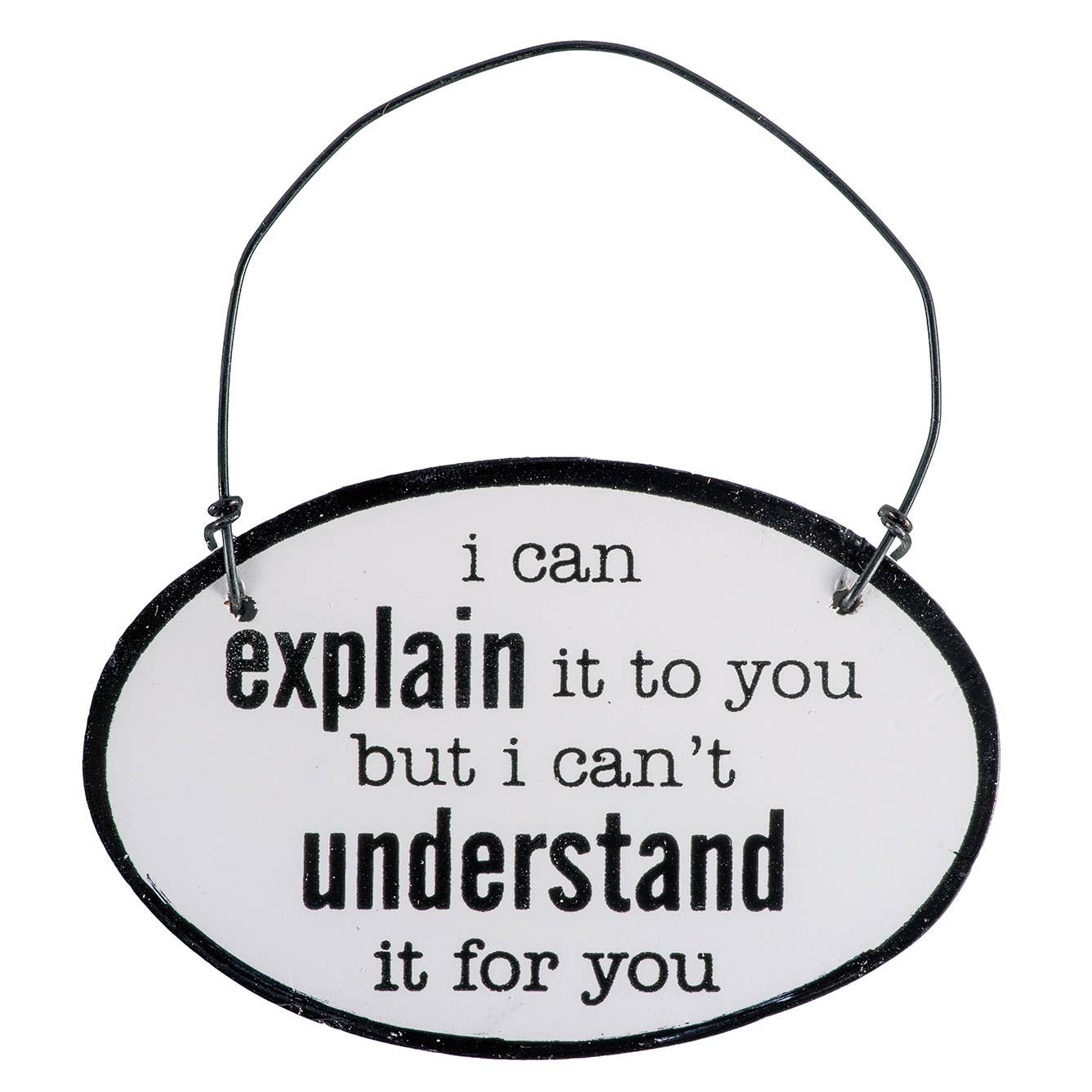 Say It with Sass Mini Oval Wall Hangings
