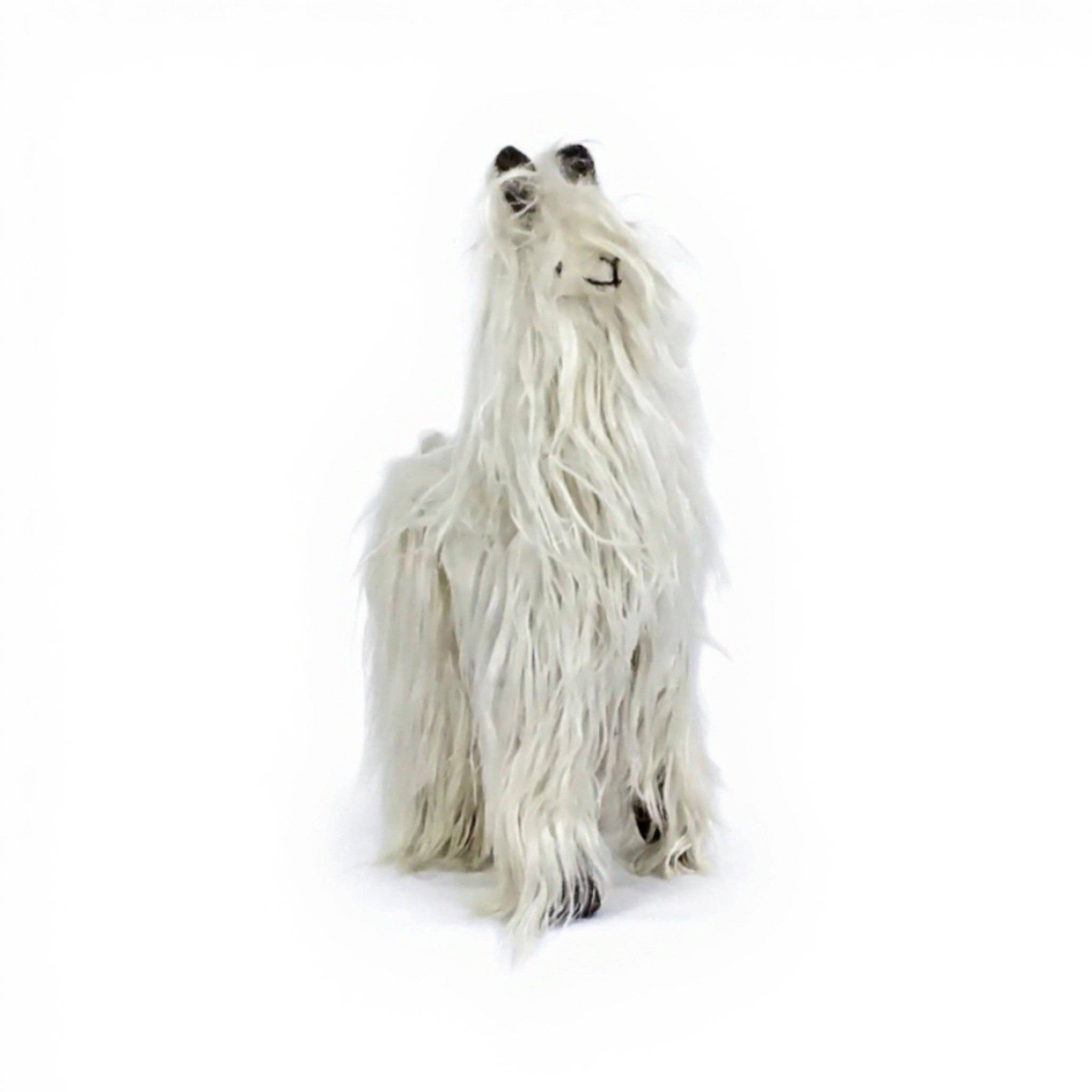 12 Inch Standing Alpaca Stuffed Toy