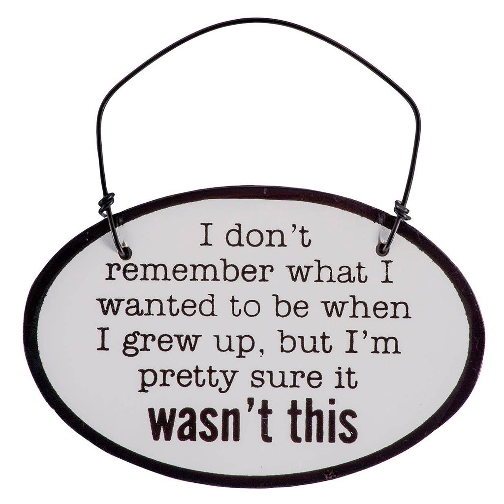 Say It with Sass Mini Oval Wall Hangings
