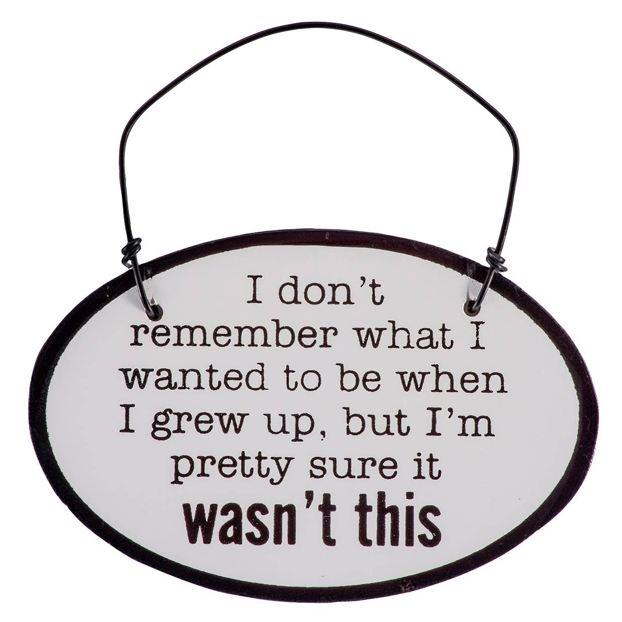 Say It with Sass Mini Oval Wall Hangings