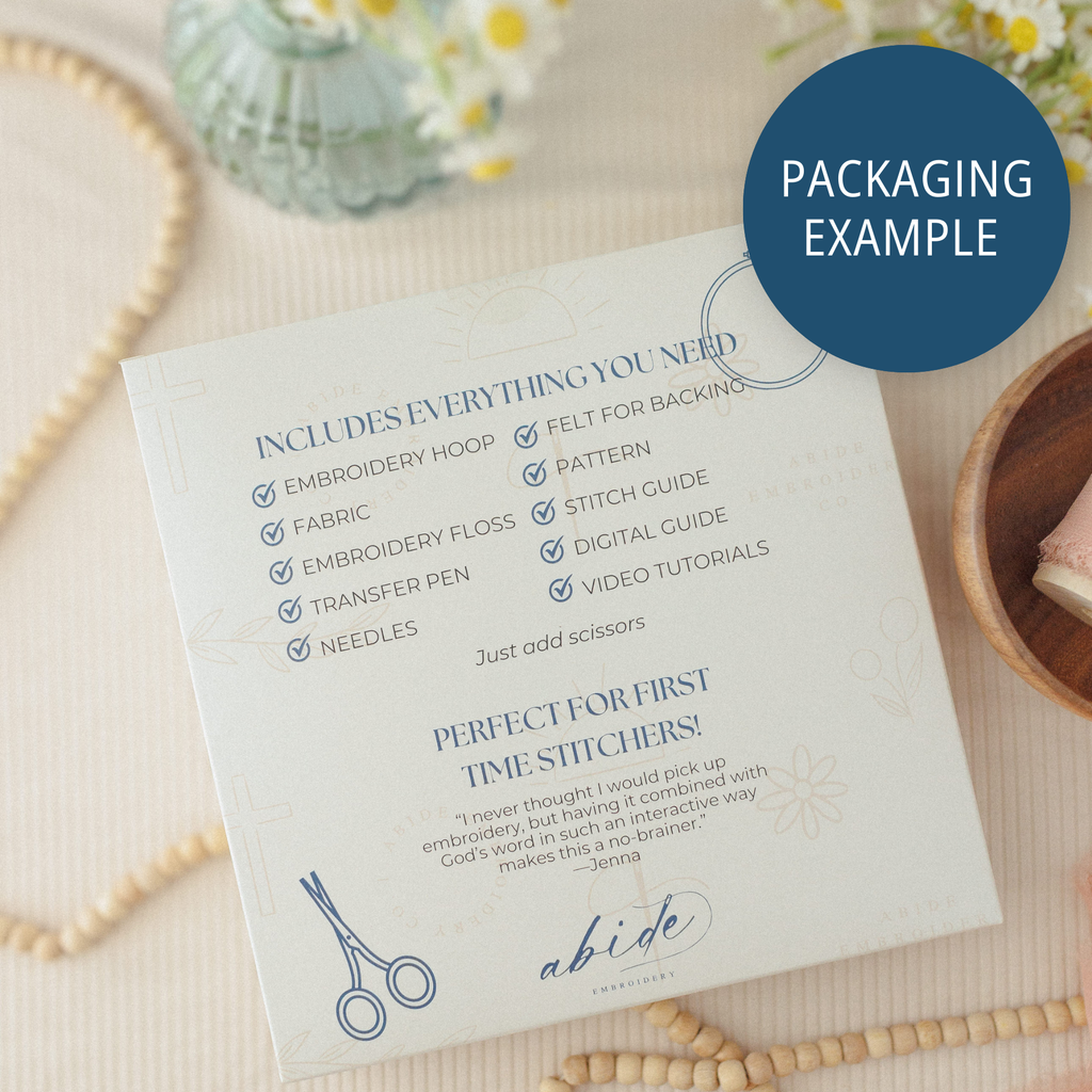 “Bless the Lord O My Soul” Embroidery Kit