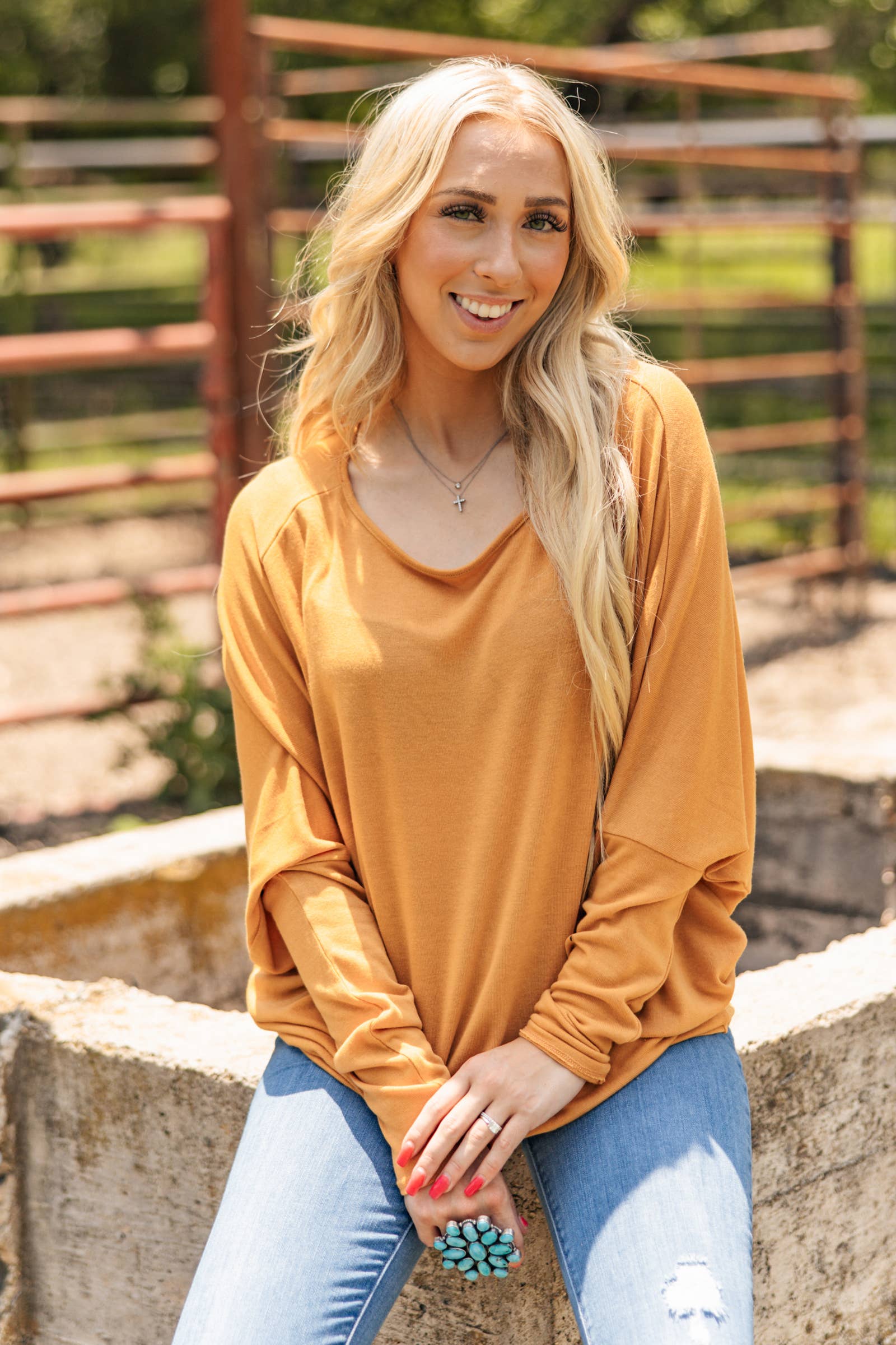 Essential Hacci Knit Top