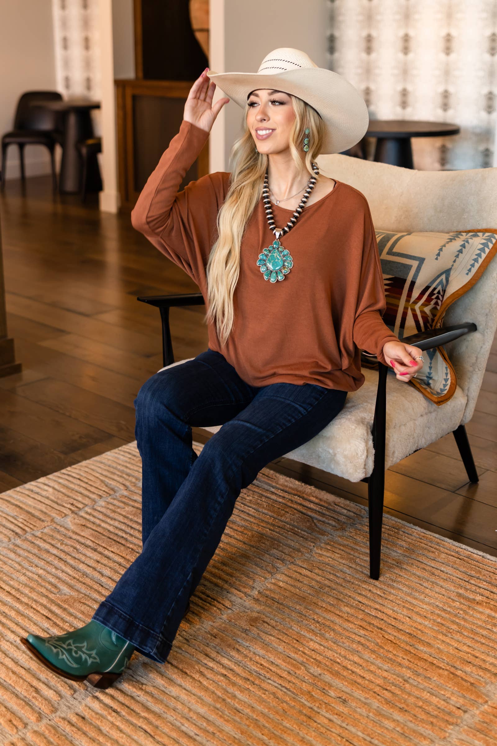 Essential Hacci Knit Top
