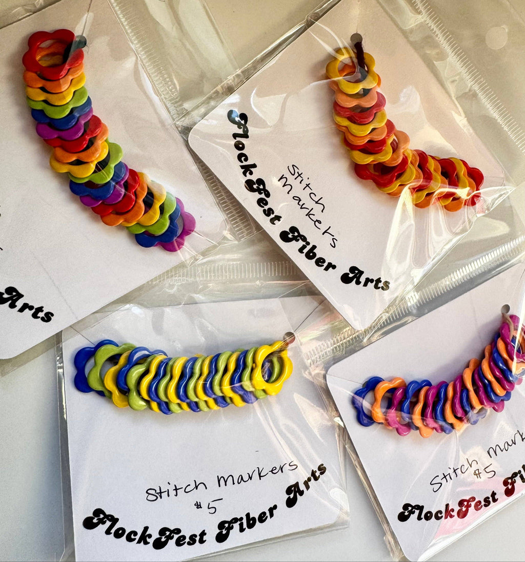Flower Stitch Markers