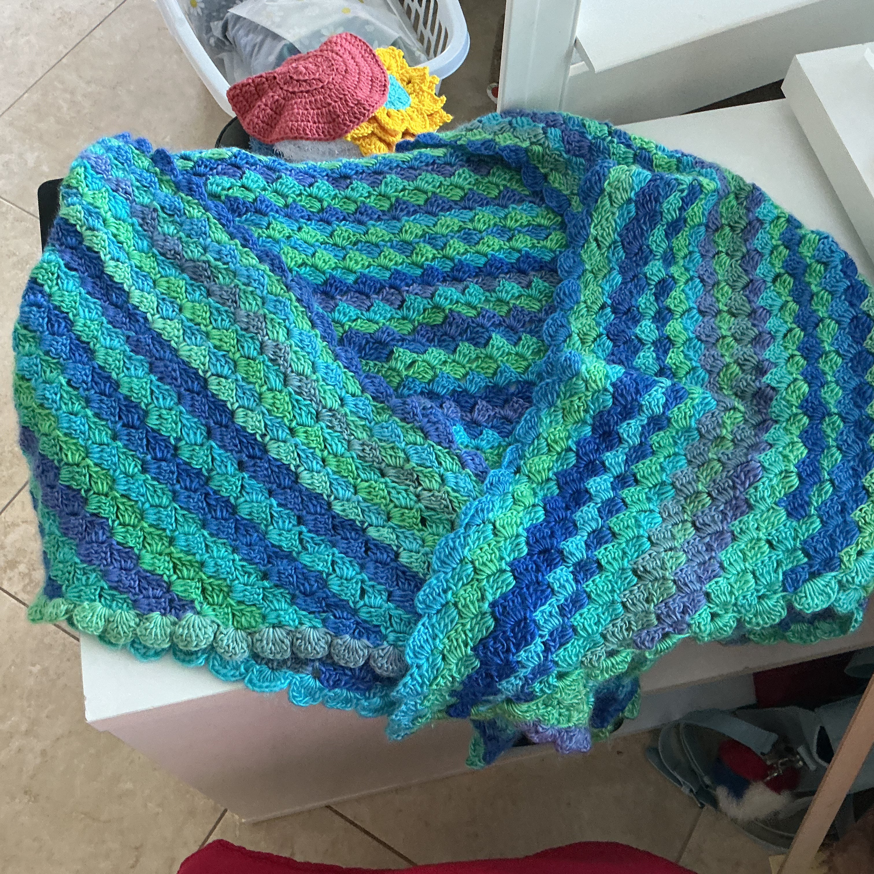 Shawl Seashell Pattern