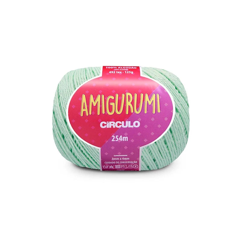 amigurami yarn candy green