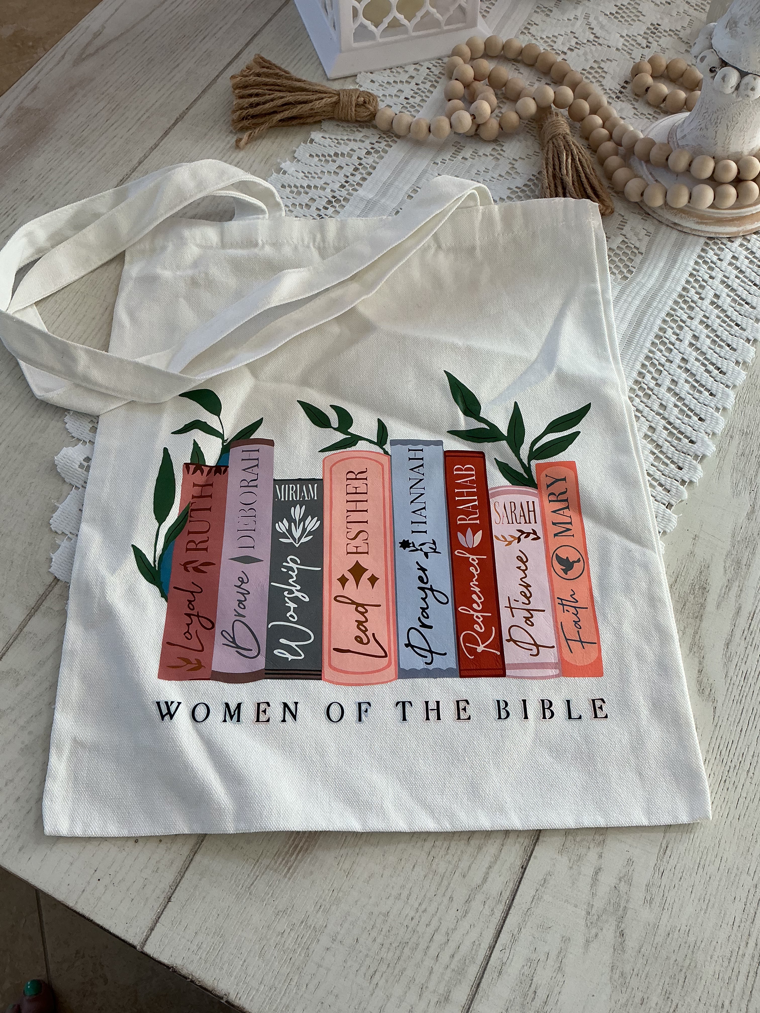 Women of faith tote