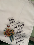 Handkerchief she is closed in strength