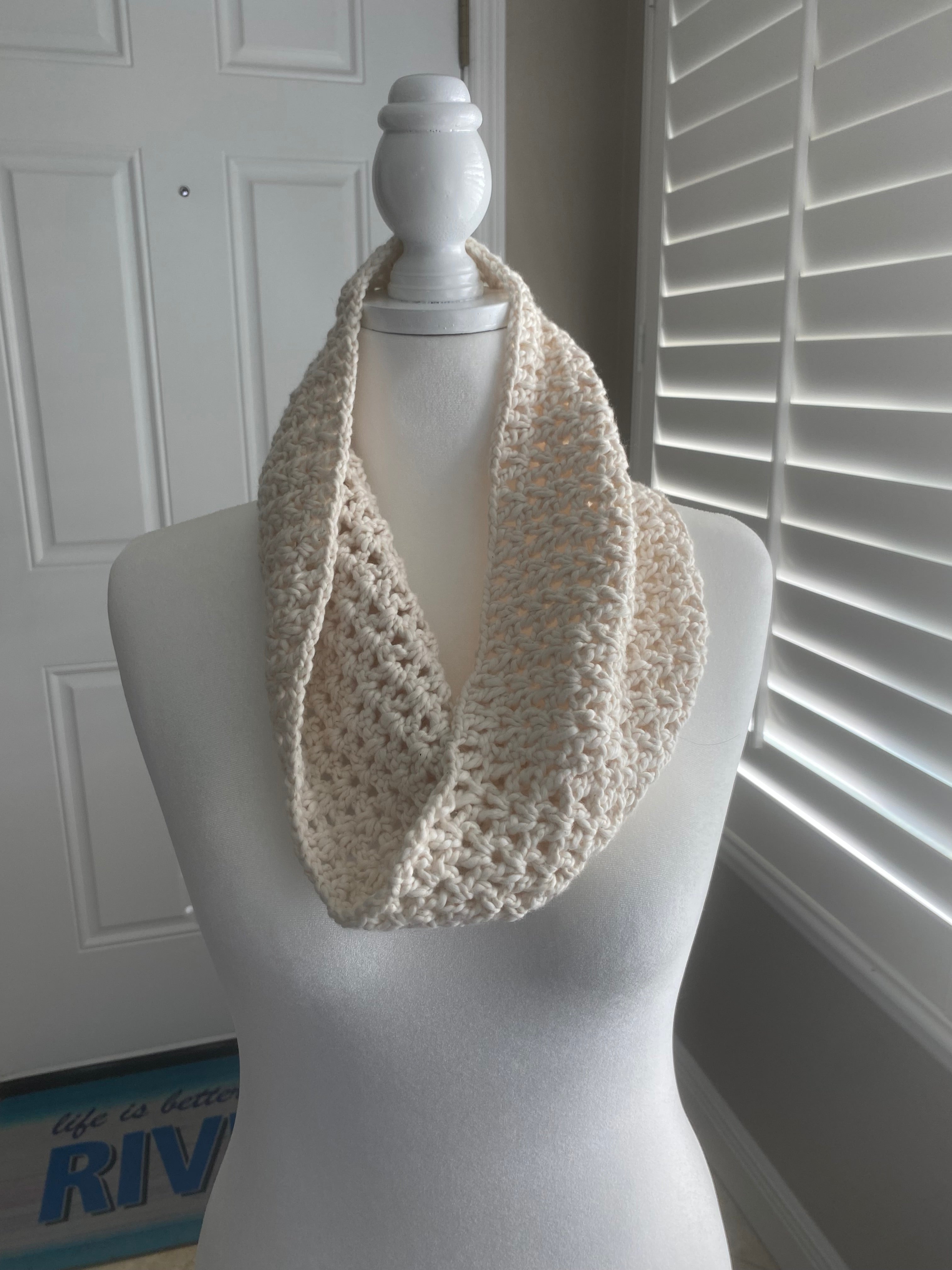 cowl ivory cotton