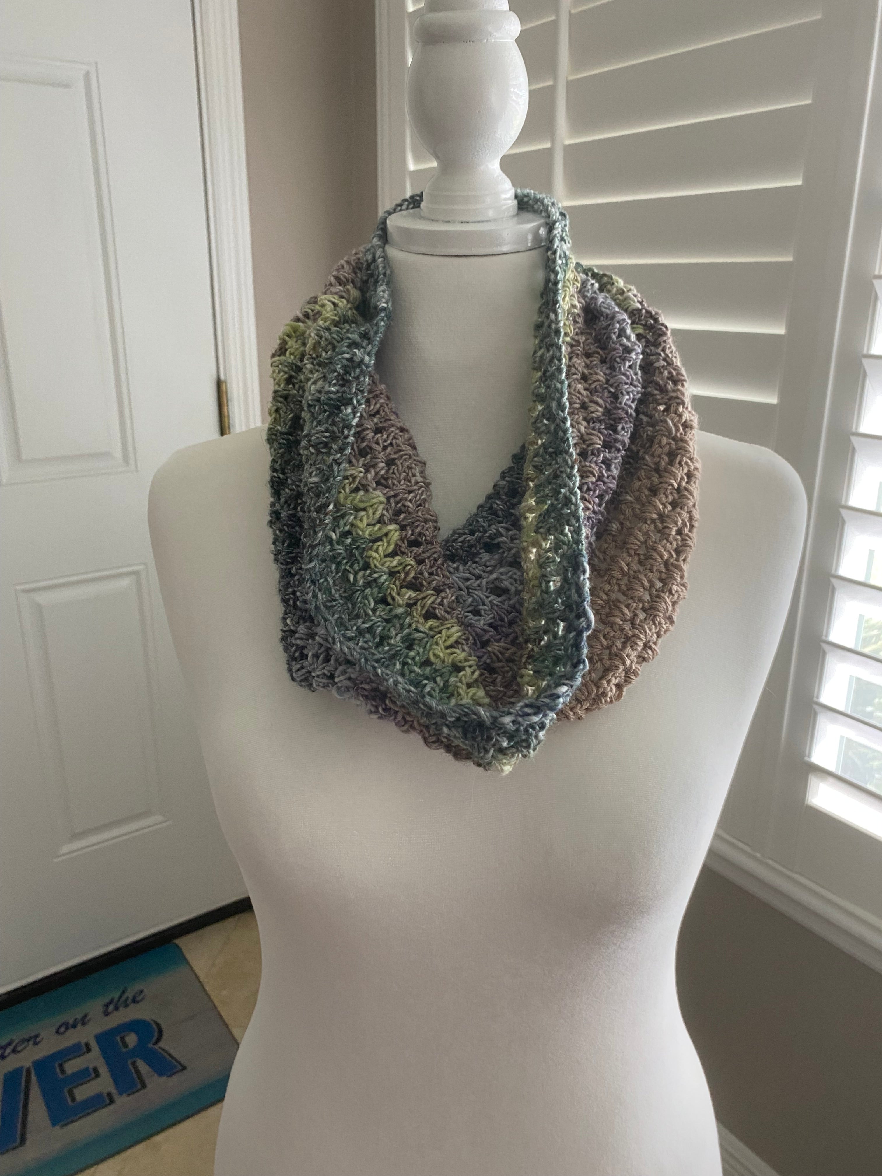 cowl noro japanese yarn multi color