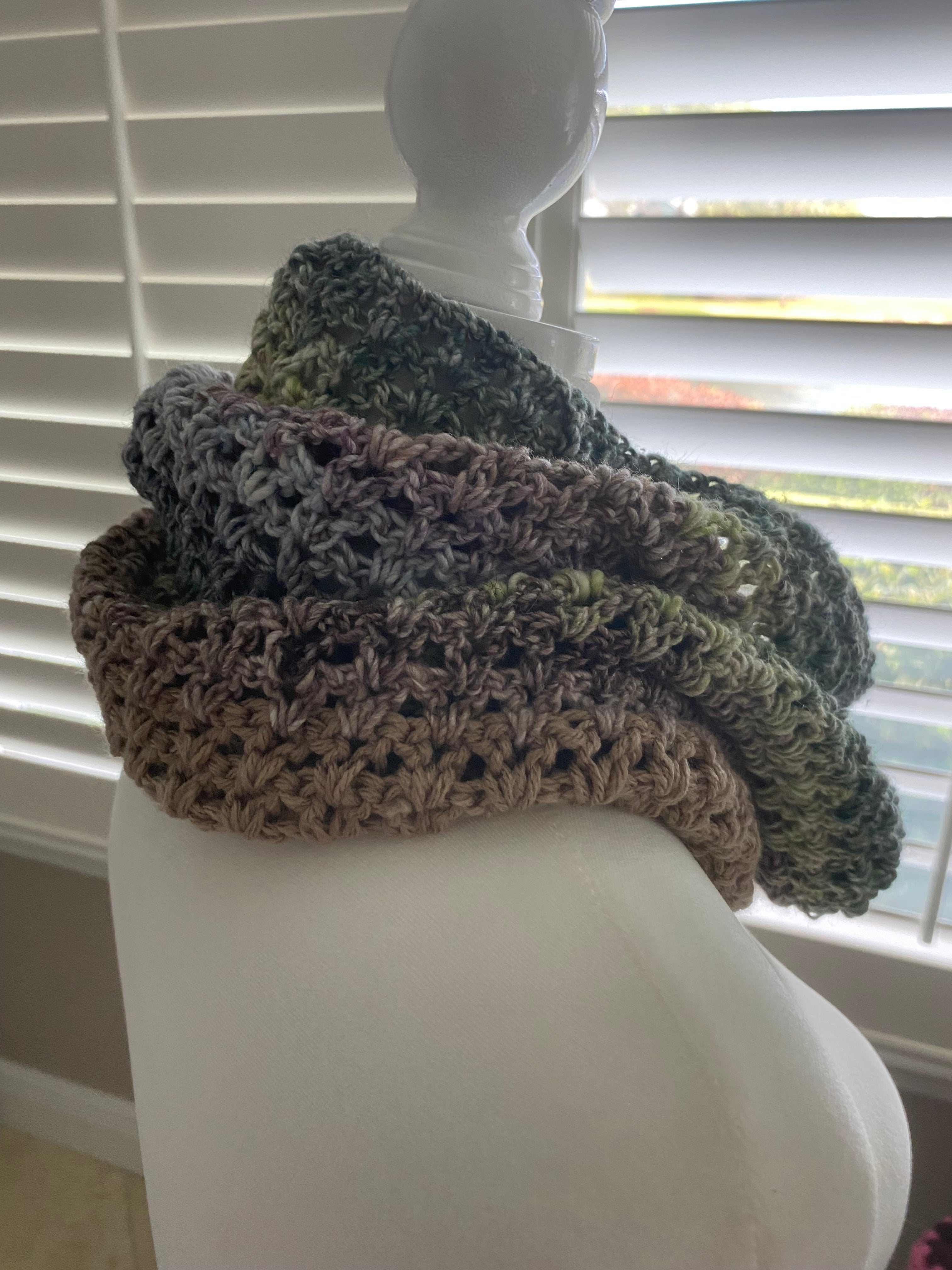 cowl noro japanese yarn multi color