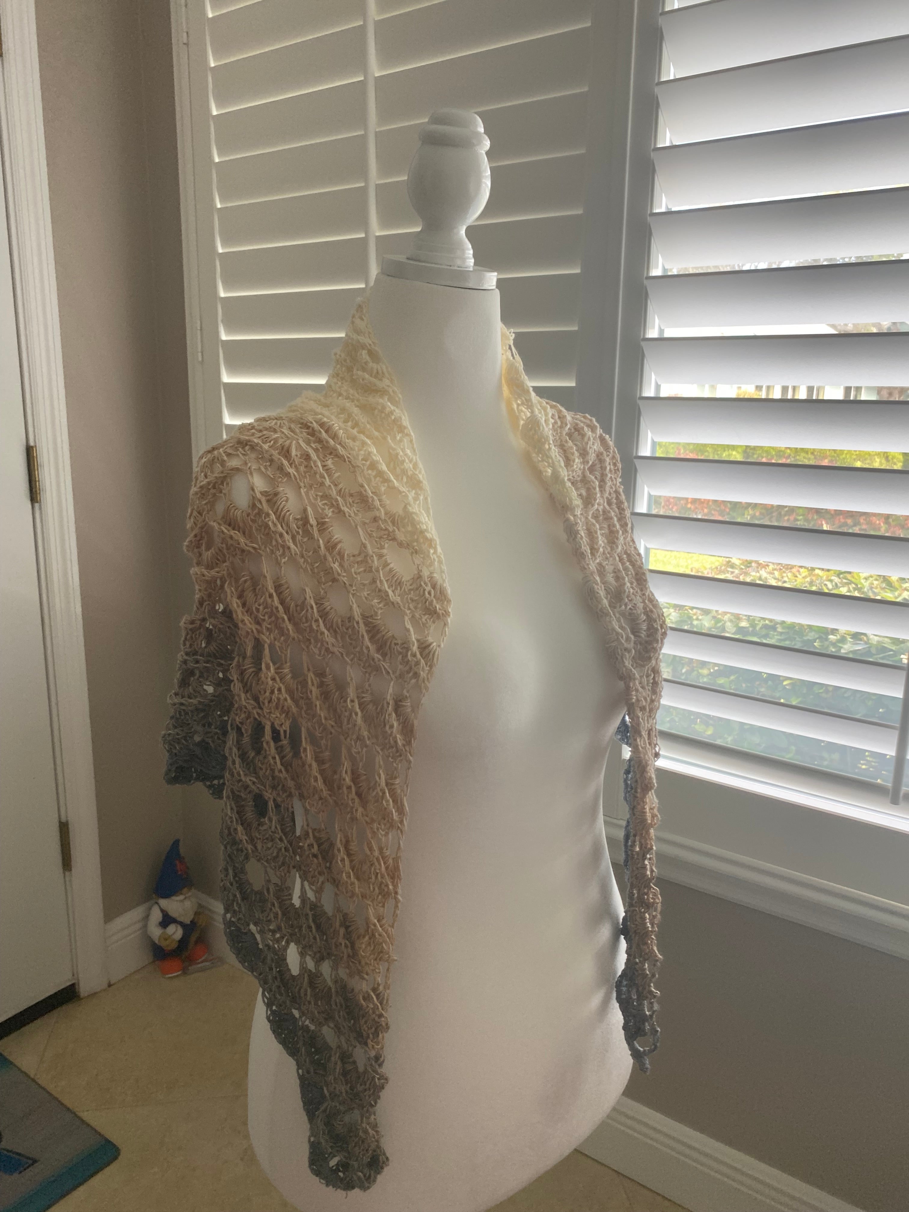 shawl linen neutral colors