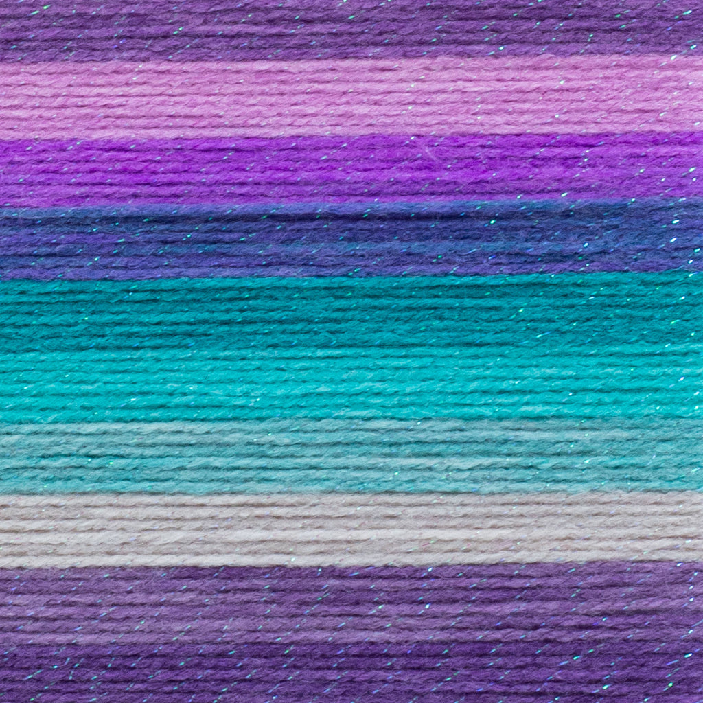 Lion Brand Yarn Mandala Sparkle Aquila 3 Pack