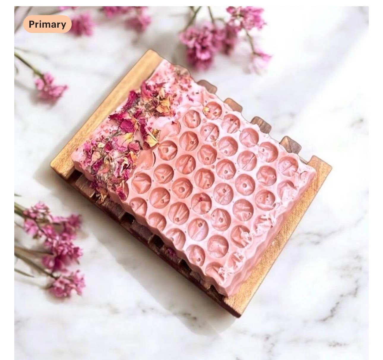 Honey Rose Soap Bar—Floral Handmade Soap 