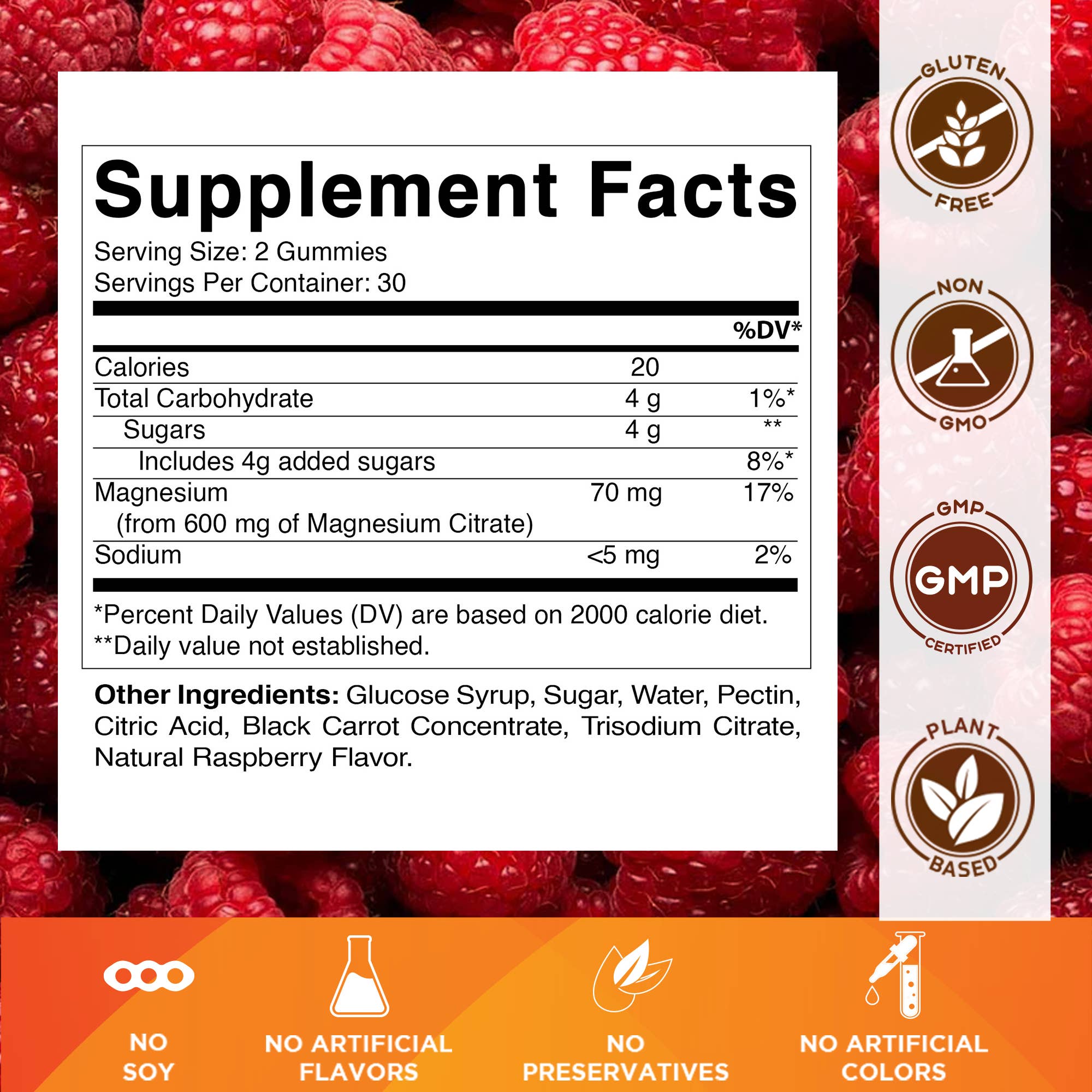 Vitamatic Magnesium 600mg | Muscle & Calm | 60 Vegan Gummies