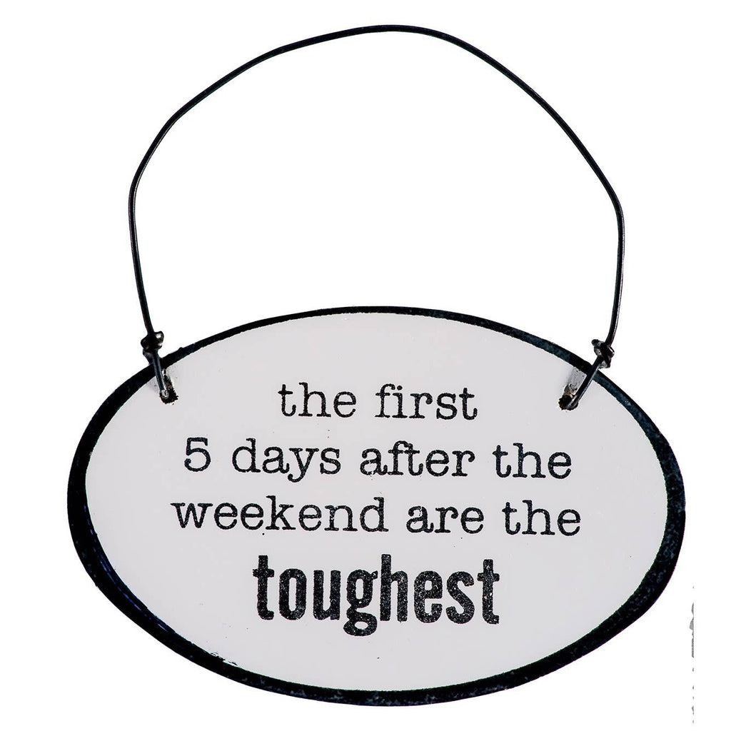 Say It with Sass Mini Oval Wall Hangings