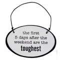 Say It with Sass Mini Oval Wall Hangings